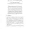 Investigating the Evolution of Cooperative Behaviour in a Minimally Spatial Model