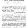 Investigation of Information Dissemination Design Criteria in Large-Scale Network Environments
