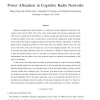 Joint Distributed Access Point Selection and Power Allocation in Cognitive Radio Networks