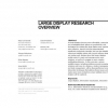 Large display research overview