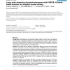 Large scale clustering of protein sequences with FORCE -A layout based heuristic for weighted cluster editing