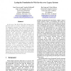 Laying the Foundation for Web Services over Legacy Systems