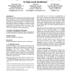 Leakage power optimization with dual-Vth library in high-level synthesis
