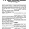 Learning in Planning with Temporally Extended Goals and Uncontrollable Events