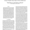 Learning to Manipulate Unknown Objects in Clutter by Reinforcement