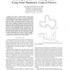 Learning to Steer on Winding Tracks Using Semi-Parametric Control Policies