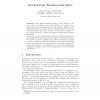Learning Top-k Transformation Rules