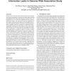Learning your identity and disease from research papers: information leaks in genome wide association study