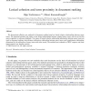 Lexical cohesion and term proximity in document ranking