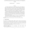 Load rebalancing games in dynamic systems with migration costs