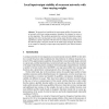 Local input-output stability of recurrent networks with time-varying weights