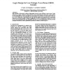 Logic design for low-voltage/low-power CMOS circuits