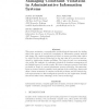Managing Constraint Violations in Administrative Information Systems