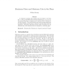 Maximum flows and minimum cuts in the plane