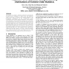 Maximum Power Estimation Using the Limiting Distributions of Extreme Order Statistics