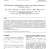 Measurement-based optimal routing on overlay architectures for unicast sessions