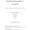 Measuring facial grimacing for quantifying patient agitation in critical care