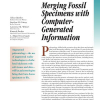 Merging Fossil Specimens with Computer-Generated Information