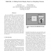 MikeTalk: A Talking Facial Display Based on Morphing Visemes