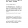 Mimetic Communication Theory for Humanoid Robots Interacting with Humans