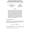 Model Based Population Tracking and Automatic Detection of Distribution Changes