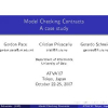 Model Checking Contracts - A Case Study