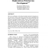 Model-Driven Web Service Development