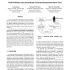 Model Validation using Automatically Generated Requirements-Based Tests