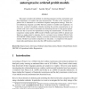 Modeling individual migraine severity with autoregressive ordered probit models