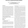 Modeling relationships at multiple scales to improve accuracy of large recommender systems