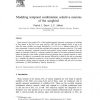 Modeling temporal combination selective neurons of the songbird