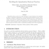 Modeling the Quantization Staircase Function