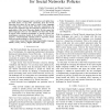 Modelling and Reasoning Languages for Social Networks Policies