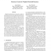 Monotone Circuits for Weighted Threshold Functions