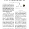 Monte Carlo simultaneous localization of multiple unknown transient radio sources using a mobile robot with a directional antenn