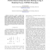 Multi-criteria Group Decision Making Using A Modified Fuzzy TOPSIS Procedure