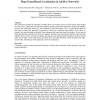 Multi-robot mobility enhanced hop-count based localization in ad hoc networks