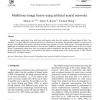 Multifocus image fusion using artificial neural networks