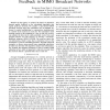 Multiuser Diversity with Imperfect Channel Quality Feedback in MIMO Broadcast Networks