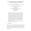 Natural Language Technology for Information Integration in Business Intelligence