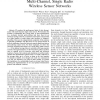 Near-Optimal Data Dissemination Policies for Multi-Channel, Single Radio Wireless Sensor Networks