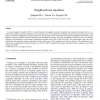 Neighborhood classifiers