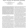 Network Coding for Two-Way Relaying: Rate Region, Sum Rate and Opportunistic Scheduling