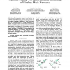 Network Coding via Opportunistic Forwarding in Wireless Mesh Networks