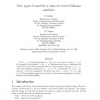 New Upper Bound for a Class of Vertex Folkman Numbers