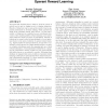Novelty of behaviour as a basis for the neuro-evolution of operant reward learning