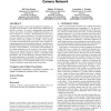 Object tracking in the presence of occlusions via a camera network