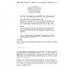 Objects Control for Software Configuration Management