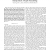 On Achieving Local View Capacity Via Maximal Independent Graph Scheduling