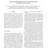 On boundary recognition without location information in wireless sensor networks